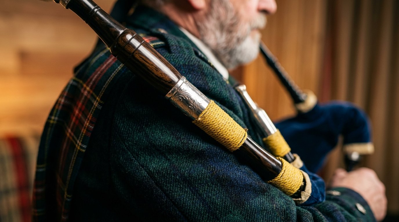 Accordage des bourdons de cornemuse écossaise